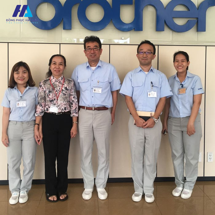 Thiết kế mẫu Flyok.vip truy cập ngay sơ mi công nhân nhà máy Brother 