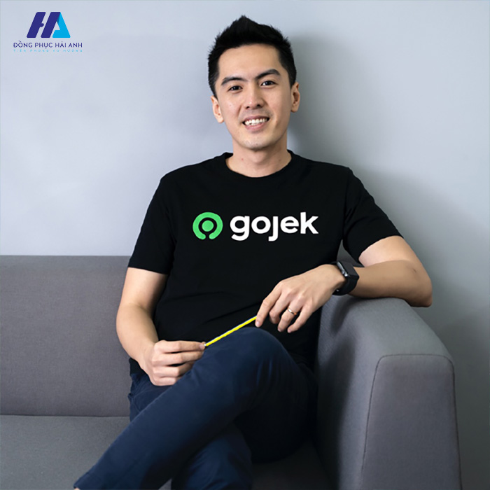 Áo thun Gojek trẻ trung, năng động và thoải mái 