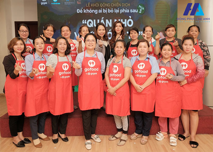 FLy88 quaytay.tv bóng đá tạp dề của thương hiệu Gofood - Gojek 