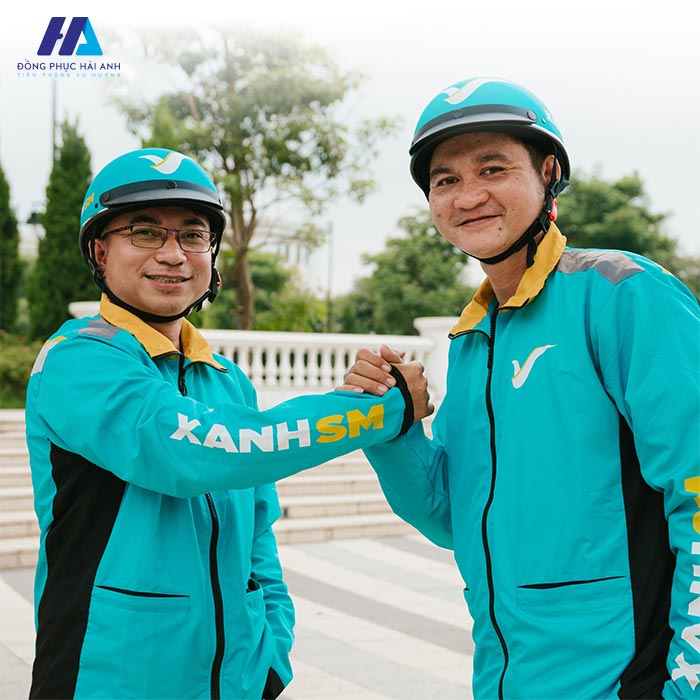 Sắc xanh lục lam đặc trưng của thương hiệu Xanh SM