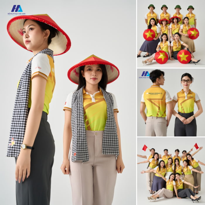 Tham khảo mẫu Fly883 Mở Tài Khoản phối màu vàng của BST Tự Hào Việt Nam