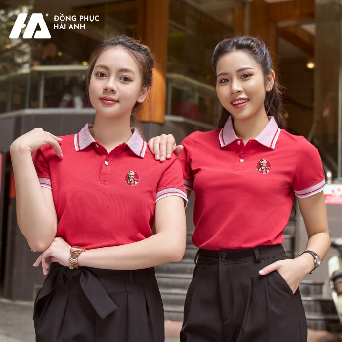 FLy88 quaytay.tv bóng đá nhân viên phục vụ cửa hàng Fastfood luôn chọn màu đỏ, hồng, cam làm chủ đạo