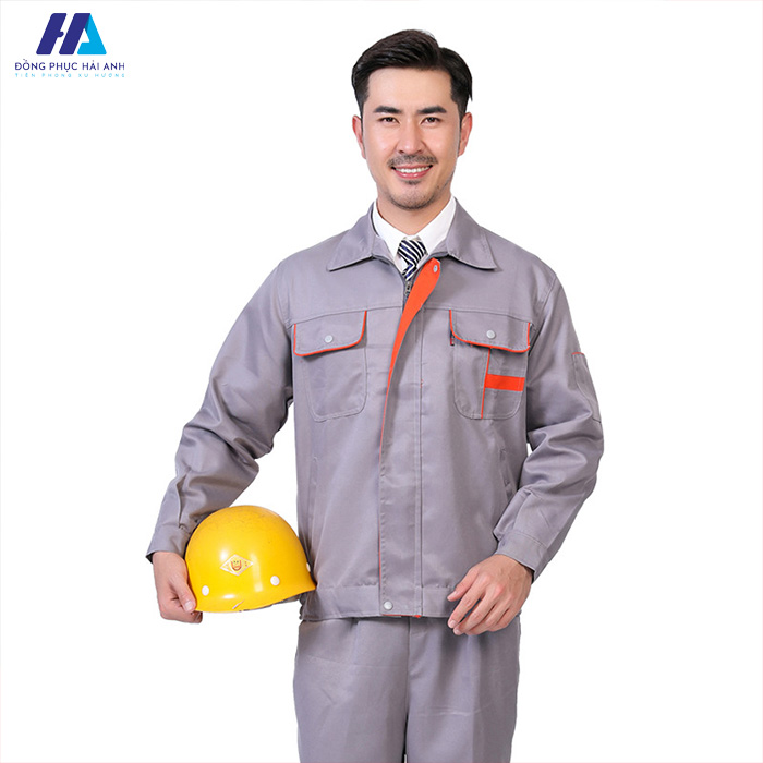 Áo bảo hộ công nhân xây dựng có thiết kế chuyên nghiệp và tiện lợi