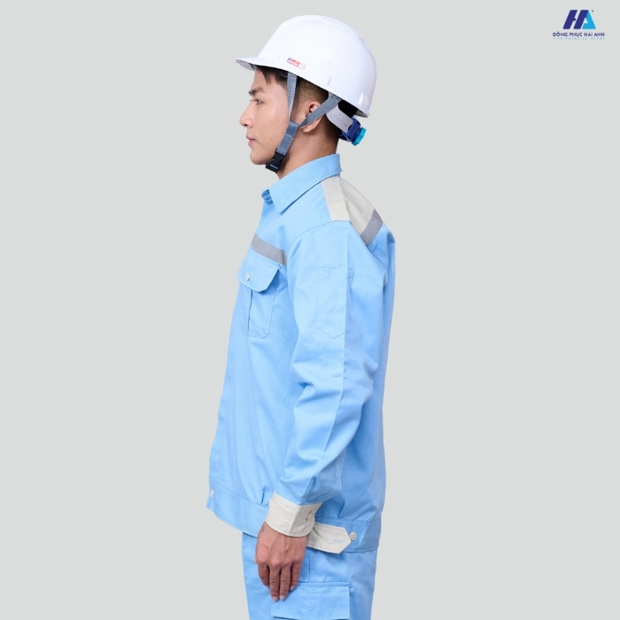 Trang phục bảo hộ lao động 22 bằng vải Kaki Protect 3.1 cao cấp, bền đẹp