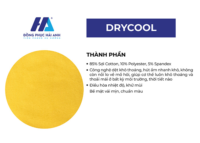 FLy88 quaytay.tv bóng đá DRYCOOL có thành phần chính là sợi cotton