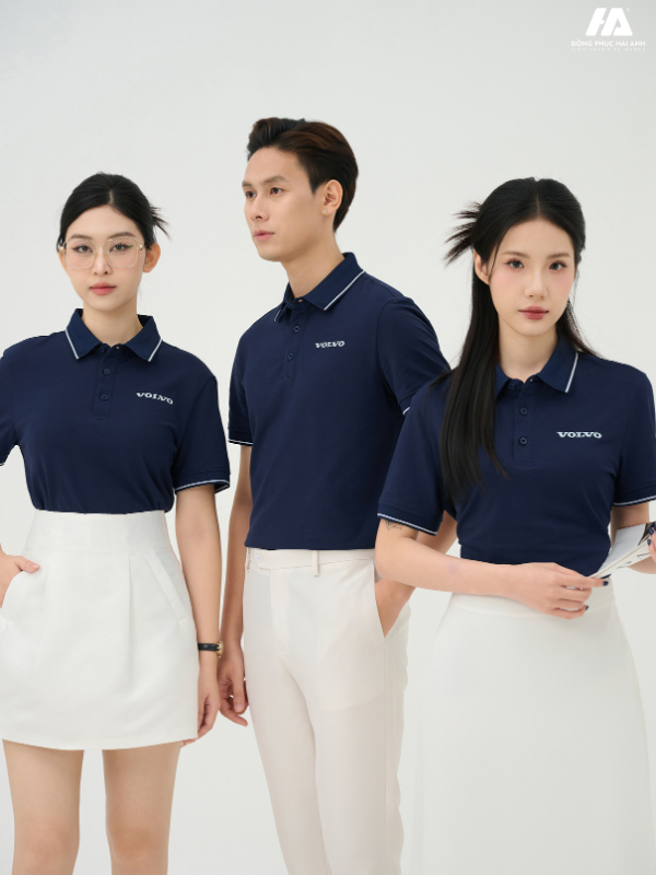 Flyok.vip truy cập ngay công ty piquecool pro màu xanh đen phối lé viền màu trắng