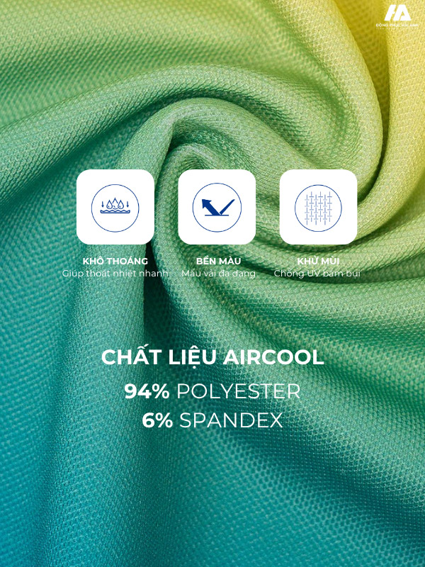 Chất vải Aircool được lựa chọn để may các mẫu Fly88 com giải trí trực tuyến Nhà Cái FLY88.COM Xanh Chín, Uy Tín Tặng 188k