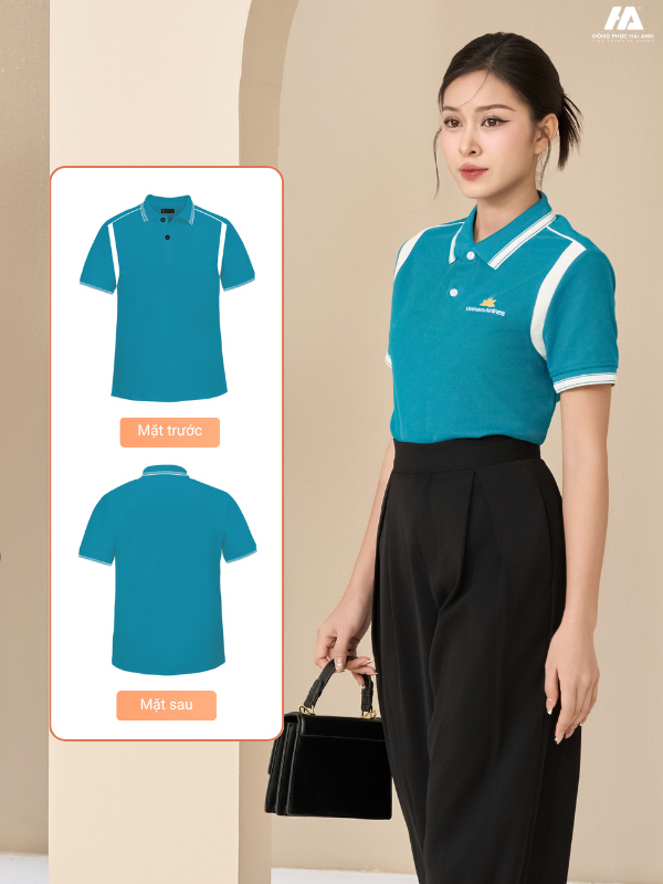 Flyok.vip truy cập ngay công ty prime cotton màu lý phối tay vai màu trắng gạo thiết kế hiện đại, trẻ trung và sang trọng