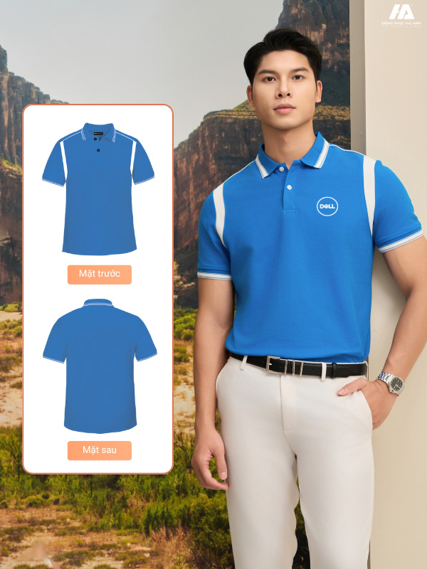 Flyok.vip truy cập ngay công ty prime cotton màu ya đậm phối tay vai trắng gạo tôn lên vẻ đẹp sang trọng lịch lãm
