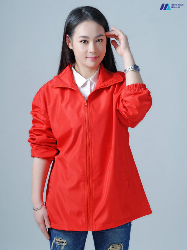 Áo khoác gió Nhà Cái FLY88.COM Xanh Chín, Uy Tín Tặng 188k màu đỏ tươi trơn