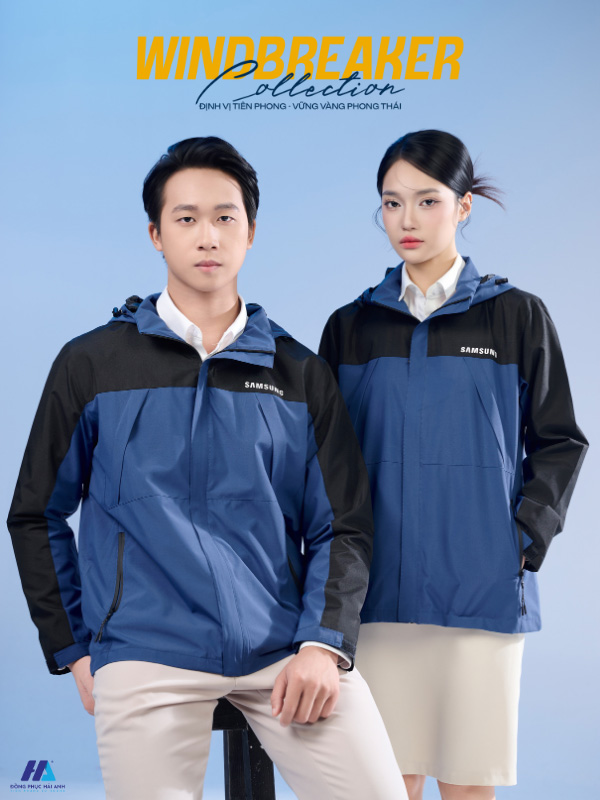 Tham khảo mẫu áo khoác gió Nhà Cái FLY88.COM Xanh Chín, Uy Tín Tặng 188k Windbreaker 02 màu xanh đá phối xanh đen