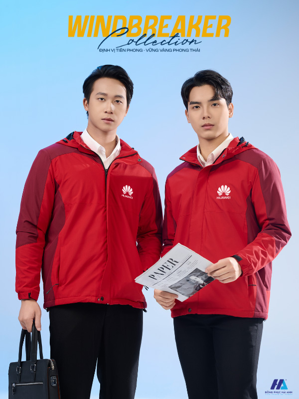 Áo khoác gió Nhà Cái FLY88.COM Xanh Chín, Uy Tín Tặng 188k Windbreaker 03 màu đỏ phối đỏ mận được yêu thích bởi thiết kế thanh lịch