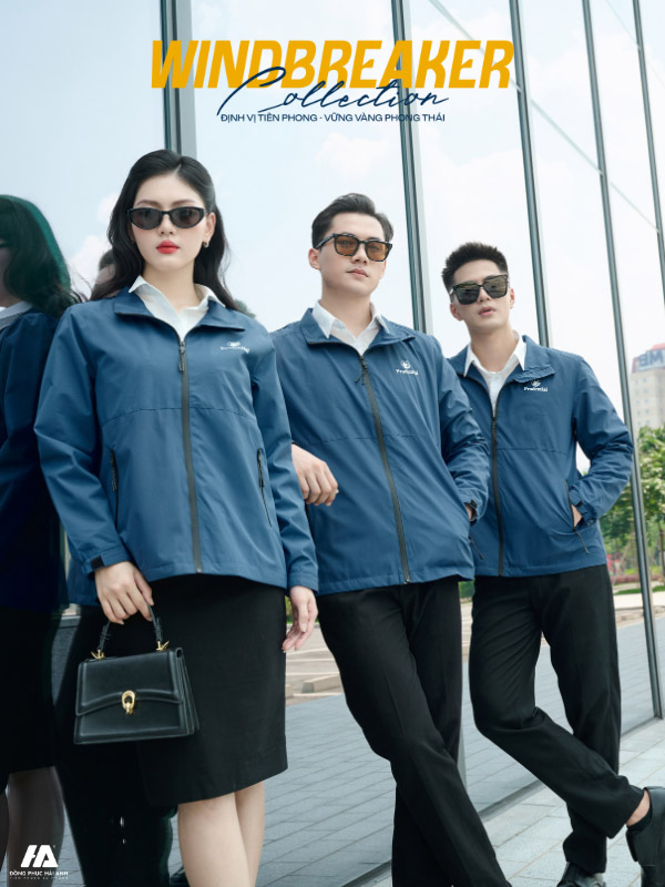 Fly8888 link không chặn công ty FastUni màu xanh đá mang phong cách thanh lịch