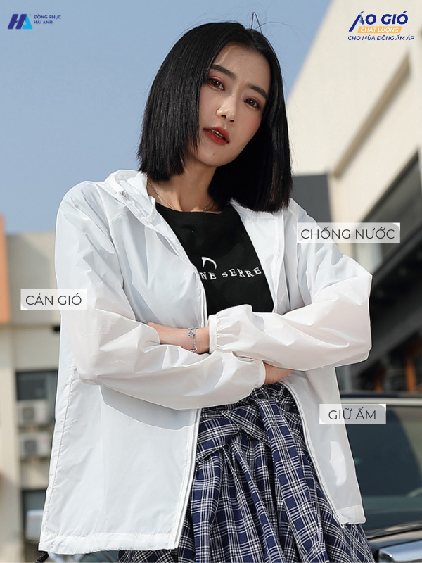 Áo khoác gió Nhà Cái FLY88.COM Xanh Chín, Uy Tín Tặng 188k màu trắng trơn với chất lượng vượt trội, thiết kế tinh tế