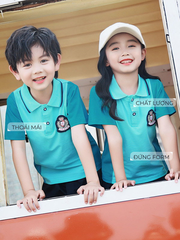 Mẫu áo được thiết kế theo dáng polo vừa trẻ trung vừa thanh lịch.