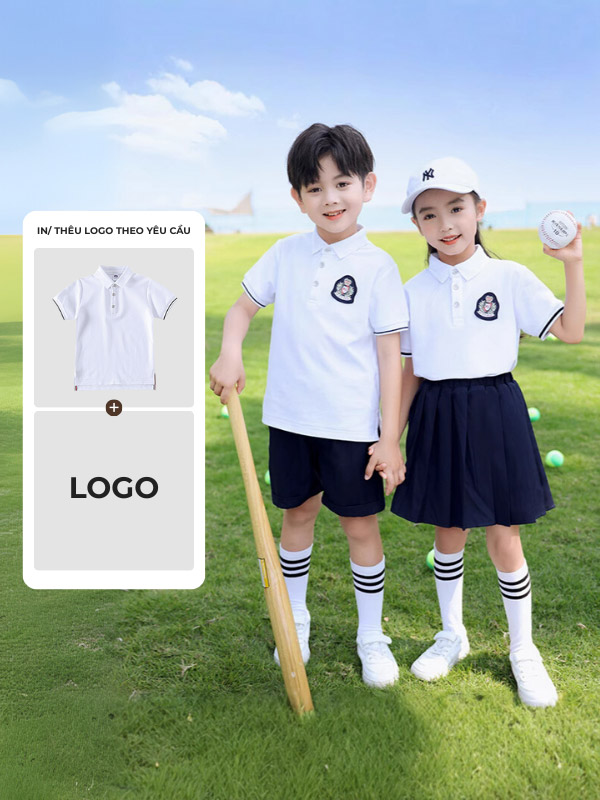 Logo trường học được in logo sắc nét, bền màu