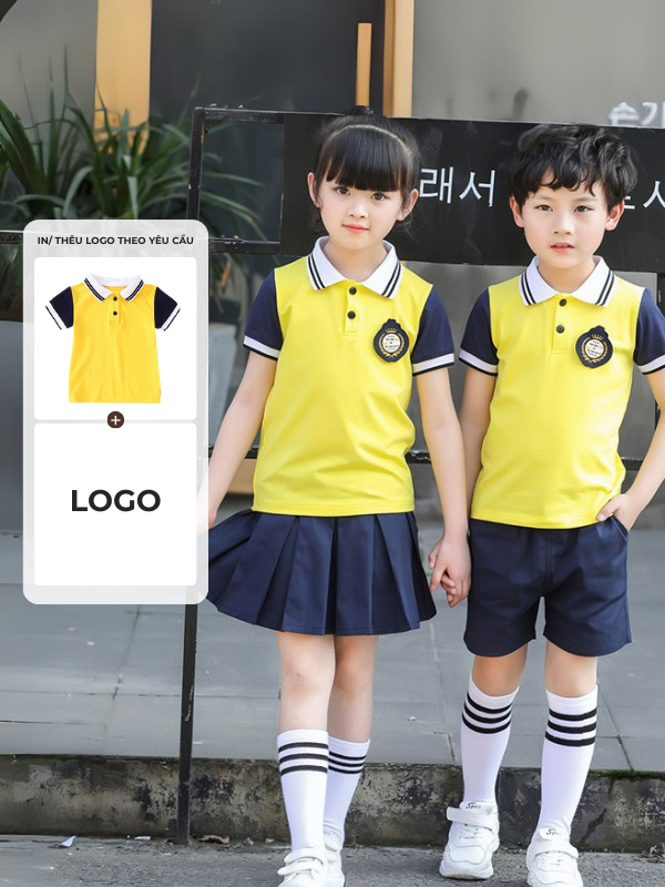Logo được in bằng công nghệ hiện đại giúp logo sắc nét và bền màu