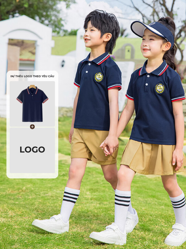 Logo thương hiệu tạo điểm nhấn đặc biệt trên mẫu Flyok.vip truy cập ngay mầm non
