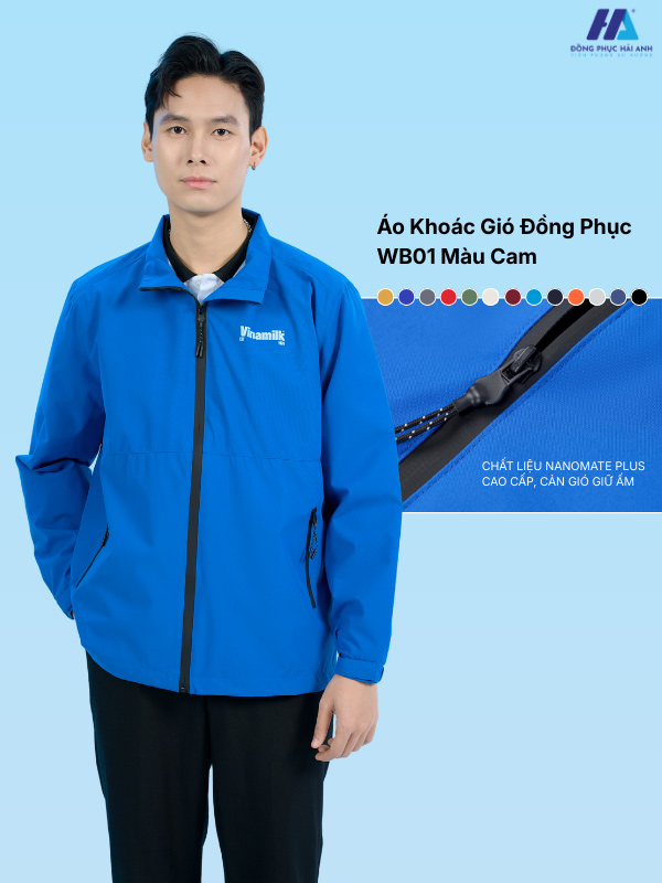 áo khoác gió Nhà Cái FLY88.COM Xanh Chín, Uy Tín Tặng 188k công ty wb01 màu bích sở hữu phong cách thanh lịch, tối giản