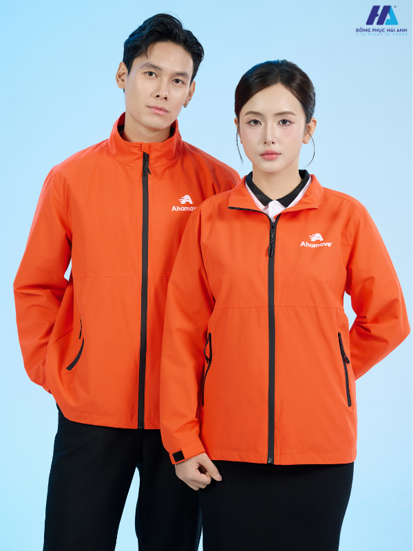 áo khoác gió Nhà Cái FLY88.COM Xanh Chín, Uy Tín Tặng 188k công ty wb01 màu cam