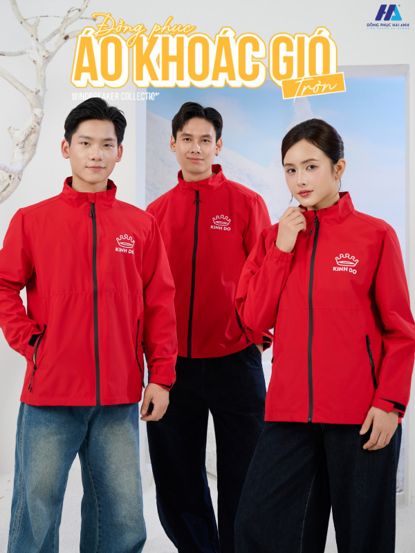 áo khoác gió Nhà Cái FLY88.COM Xanh Chín, Uy Tín Tặng 188k công ty wb01 màu đỏ gây ấn tượng với màu sắc nổi bật