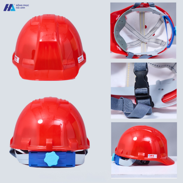 mũ bảo hộ lao động 01 đỏ