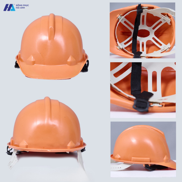 mũ bảo hộ lao động 03 màu cam