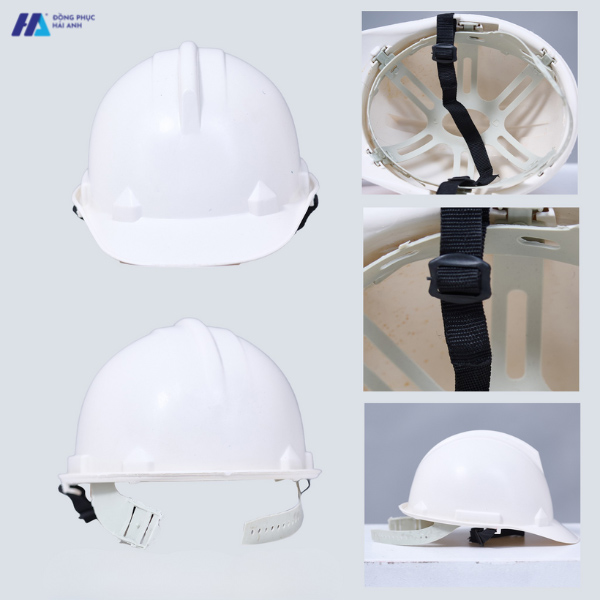 mũ bảo hộ lao động 03 màu trắng