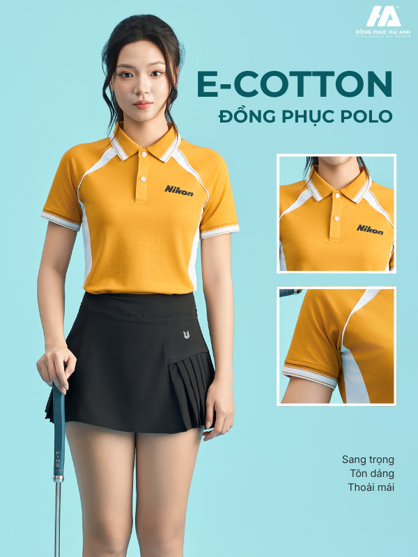 Fly88code nét Polo Ecotton Nikon được đánh giá cao bởi thiết kế thoải mái, tôn dáng