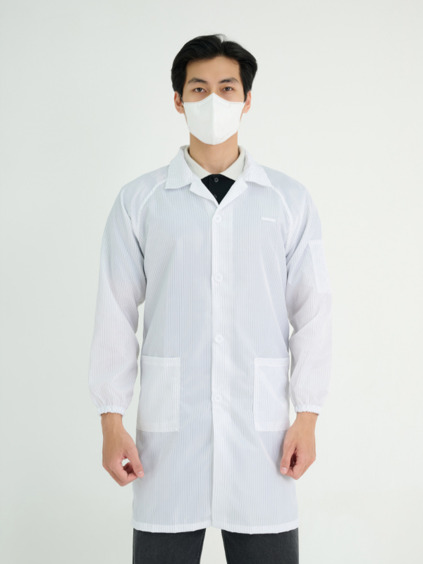 Thiết kế form áo choàng bảo hộ phòng sạch chuyên nghiệp, lịch sự