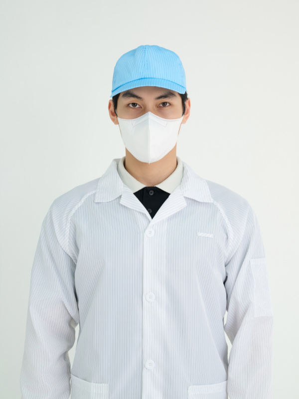 Đặc điểm thiết kế Fly8888 Đăng ký tài khoản mũ lưỡi trai phòng sạch 03 kẻ sọc xanh biển