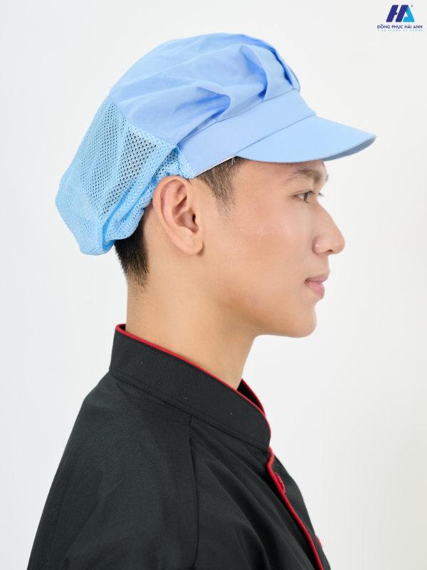 Đặc điểm thiết kế và màu sắc nón thủy sản bảo hộ 02 màu xanh biển