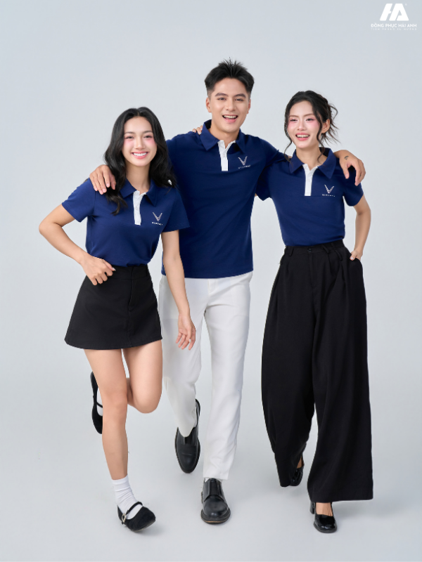 Áo polo Nhà Cái FLY88.COM Xanh Chín, Uy Tín Tặng 188k công ty cổ vải màu xanh đen phối trắng